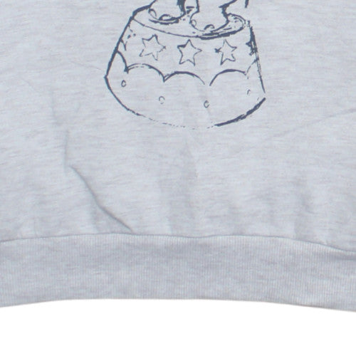 Womens UK Size S Disney Grey Pullover Sweatshirt