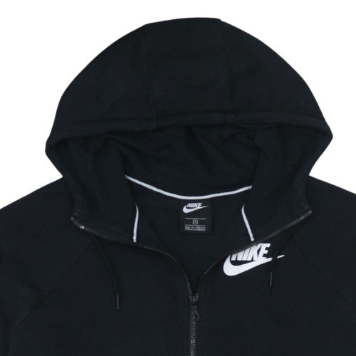 Womens UK Size XL Nike Black Full Zip Hoodie