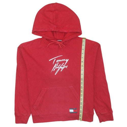 Womens UK Size XS Tommy Hilfiger Red Pullover Hoodie