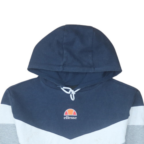 Mens UK Size M Ellesse Blue Pullover Hoodie