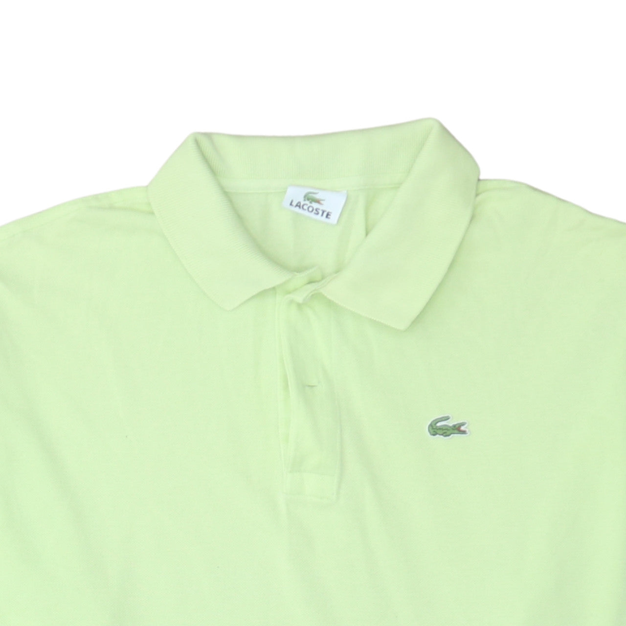 Lacoste Men's Light Green Classic Cotton Short Sleeve Polo Shirt Size 2XL