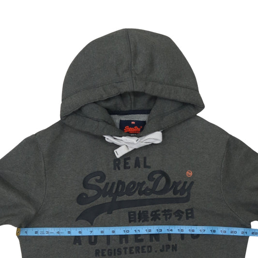 Mens UK Size S Superdry Grey Pullover Hoodie