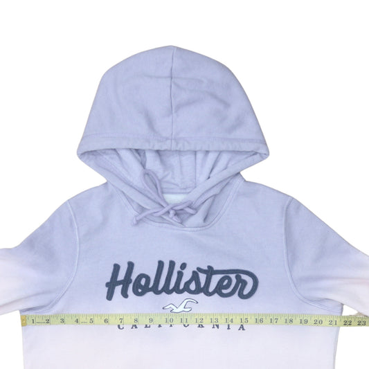 Womens UK Size L Hollister Blue Pullover Hoodie