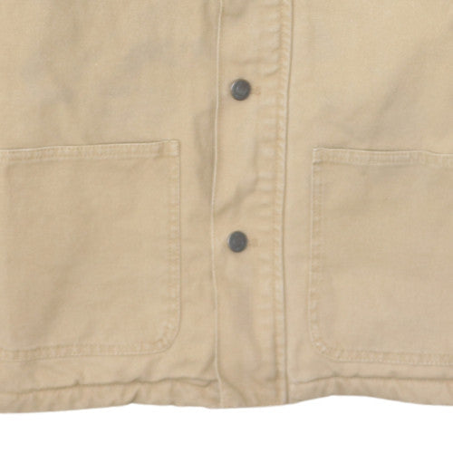 Primark Men's Beige Sherpa Lined Cotton Jacket Medium Casual