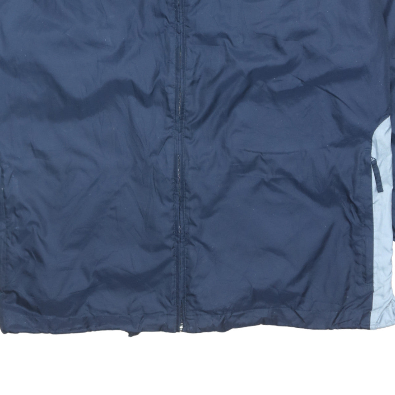 Adidas Men's Blue Hooded Windbreaker Jacket Size L