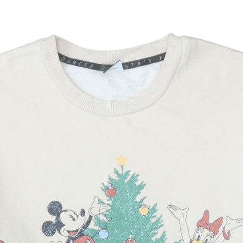 Womens UK Size L Disney at George Beige Pullover Sweatshirt