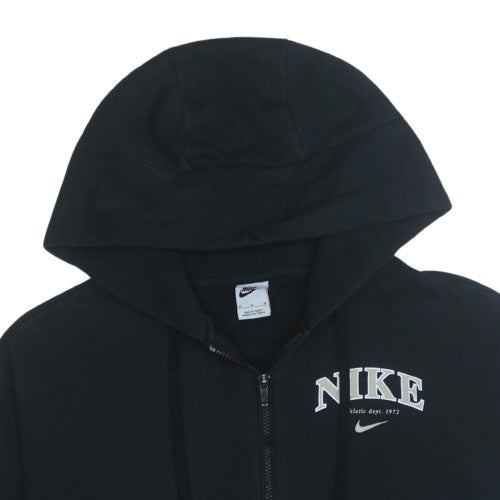Mens UK Size M Nike Black Full Zip Hoodie