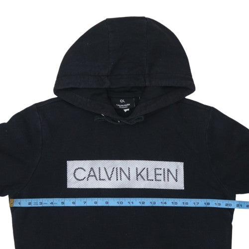 Mens UK Size S Calvin Klein Black Pullover Hoodie
