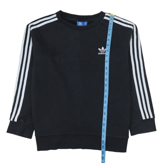 Womens UK Size 8 Adidas Black Pullover Sweatshirt