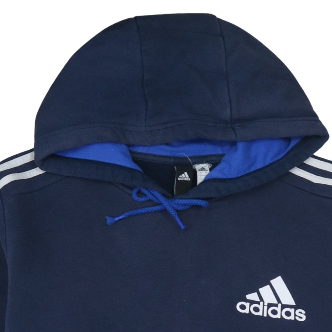Mens UK Size L adidas Blue Pullover Hoodie