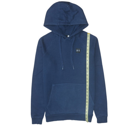 Mens UK Size S Under Armour Blue Pullover Hoodie