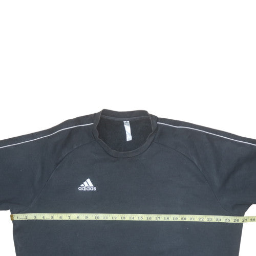 Mens UK Size 2XL Adidas Black Pullover Sweatshirt