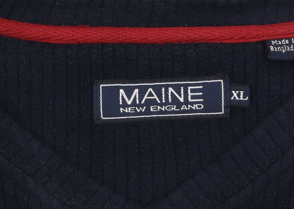 Mens UK Size XL Maine New England Blue Pullover Sweatshirt