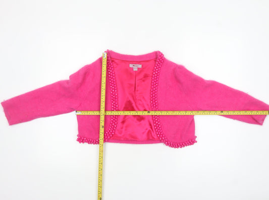 Womens UK Size 14 Monsoon Pink Cardigan Jumper