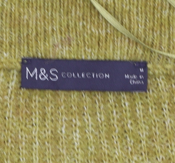 Womens UK Size 14 Marks and Spencer Green Pullover Jumper
