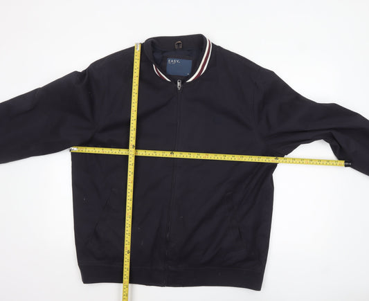Mens UK Size XL Easy Blue Bomber Jacket