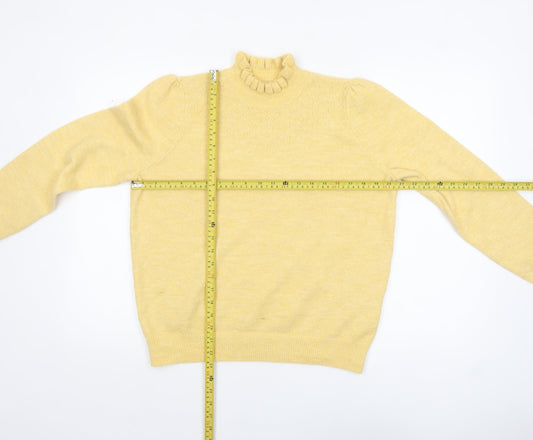 Womens UK Size 12 Albaray Yellow Pullover Jumper