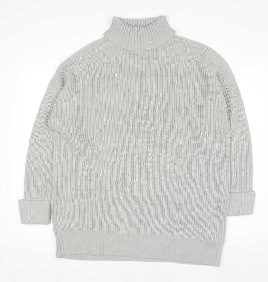 Womens UK Size 12 Threadbare Grey Pullover Jumper