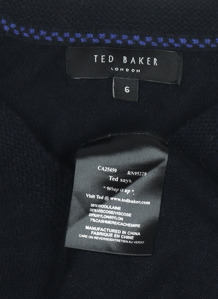 Mens UK Size 4XL Ted Baker Black Pullover Jumper