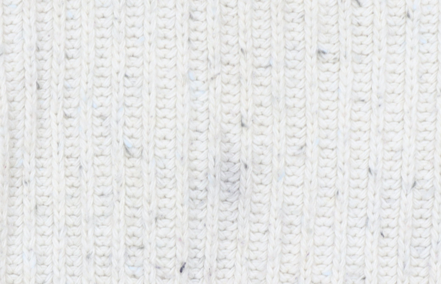 Additional view of Silence + Noise women’s ivory roll neck chunky knit jumper, size S
