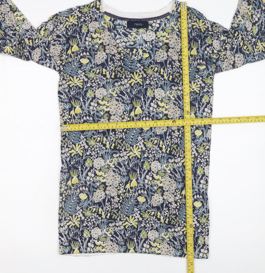 Womens UK Size 8 NEXT Multicoloured Pullover Jumper