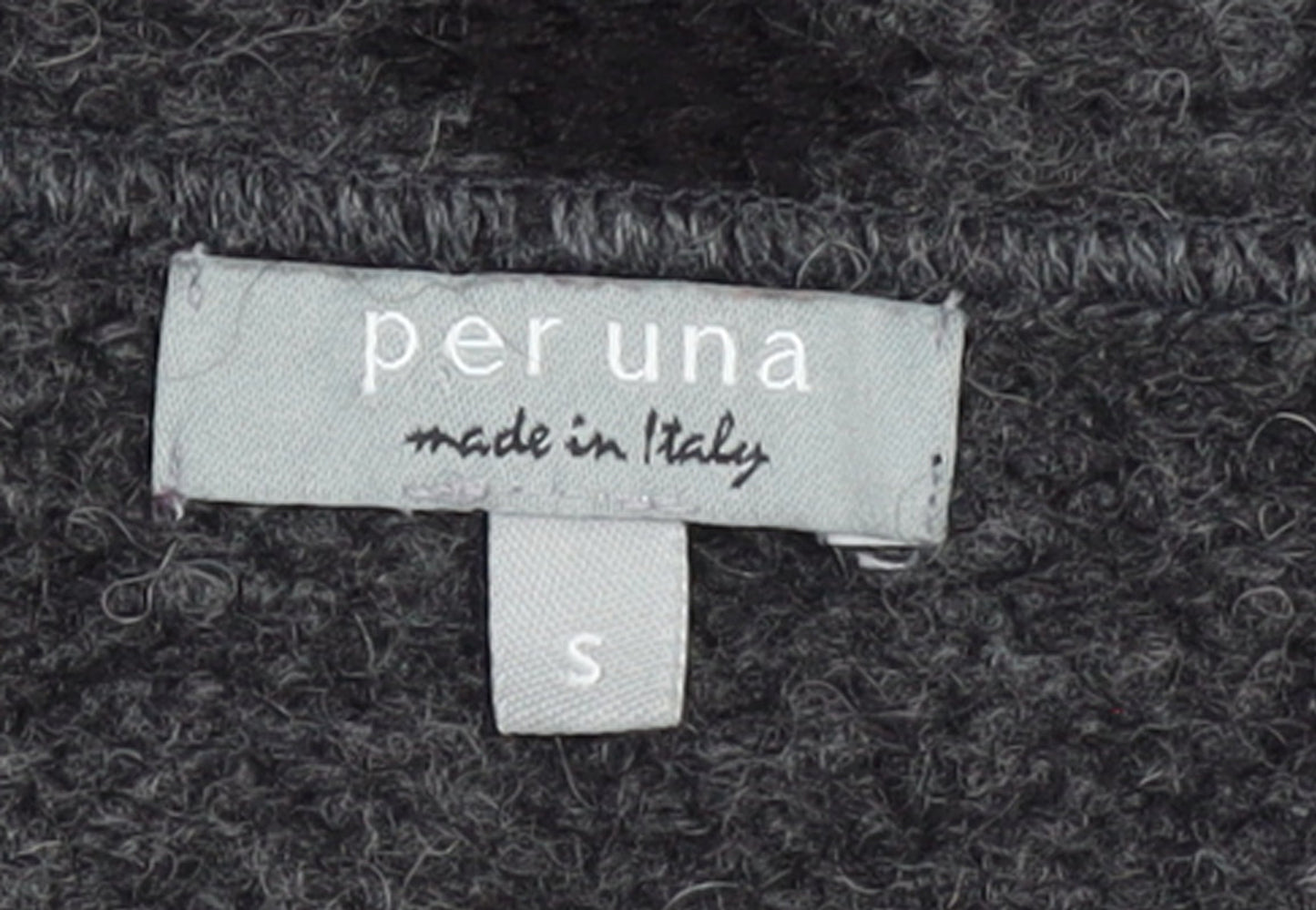Marks and Spencer Per Una Women’s Grey Wool Blend Cowl Neck Cardigan Size S