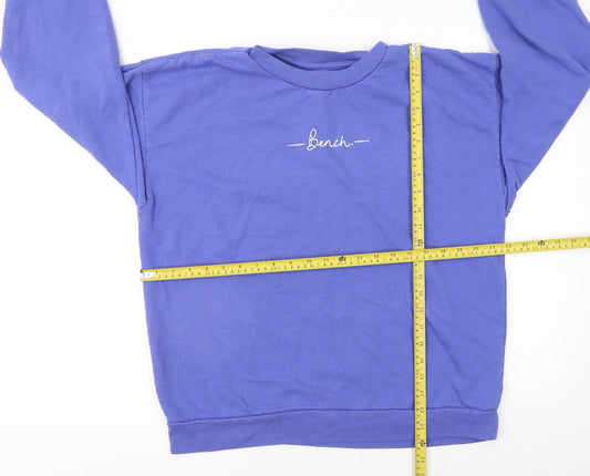 Womens UK Size 12 Bench Blue Pullover Sweatshirt