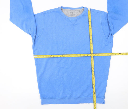 Mens UK Size M James Pringle Blue Pullover Sweatshirt