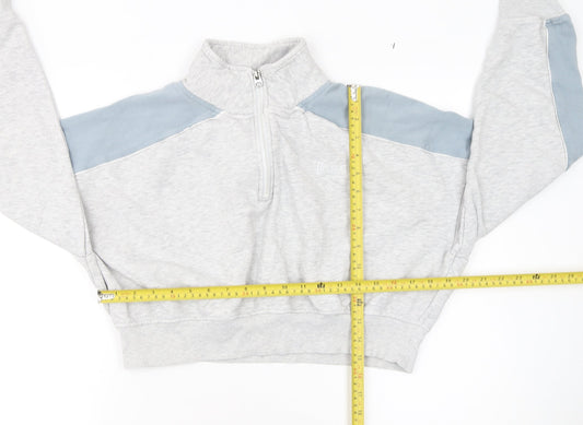 Womens UK Size 14 Lonsdale Grey Pullover Sweatshirt
