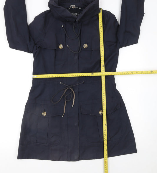 Womens UK Size 8 Hobbs Blue Parka Coat