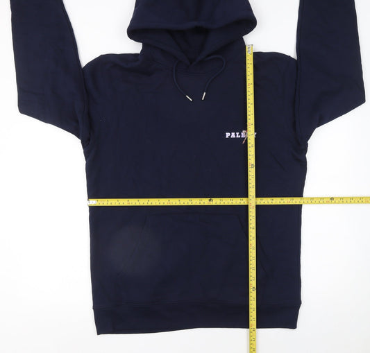 Womens UK Size 12 Stanley/Stella Blue Pullover Hoodie