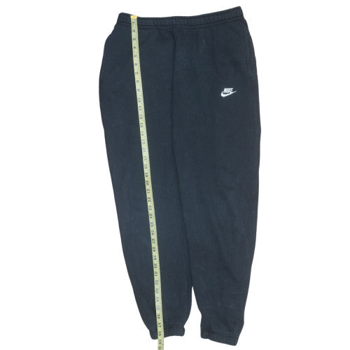 Nike Men's Black Fleece Jogger Sweatpants L Regular Fit Tapered