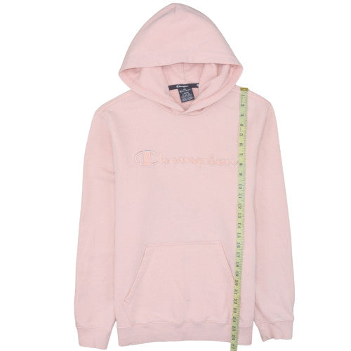 Womens UK Size L Champion Pink Pullover Hoodie