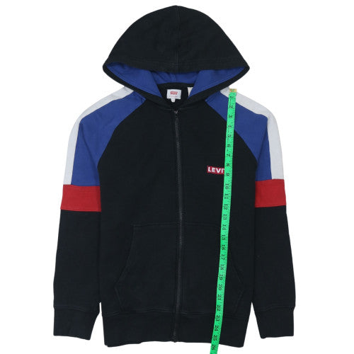 Mens UK Size S Levi's Black Full Zip Hoodie