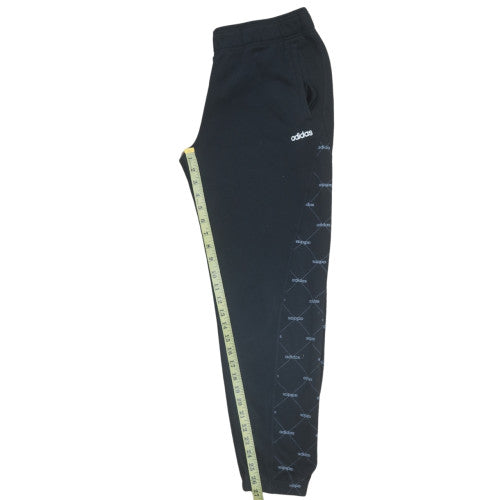 Adidas Womens Black Jogger Trousers Size M Regular Fit Sportswear