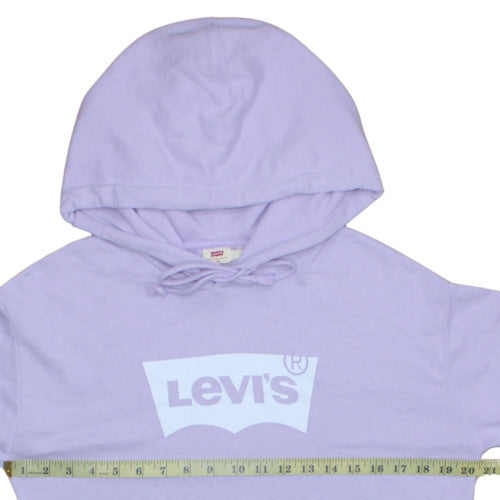 Womens UK Size XS Levi's Purple Pullover Hoodie
