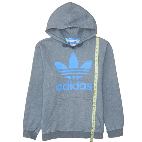 Mens UK Size M Adidas Grey Pullover Hoodie