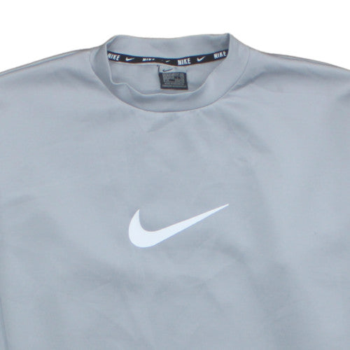 Womens UK Size M Nike Grey Pullover Sweatshirt