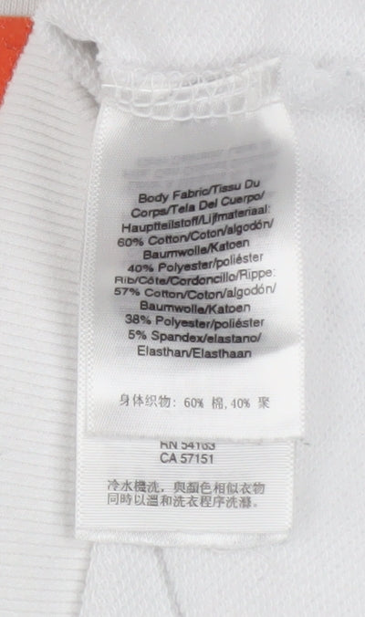 Womens UK Size M DKNY White Pullover Sweatshirt