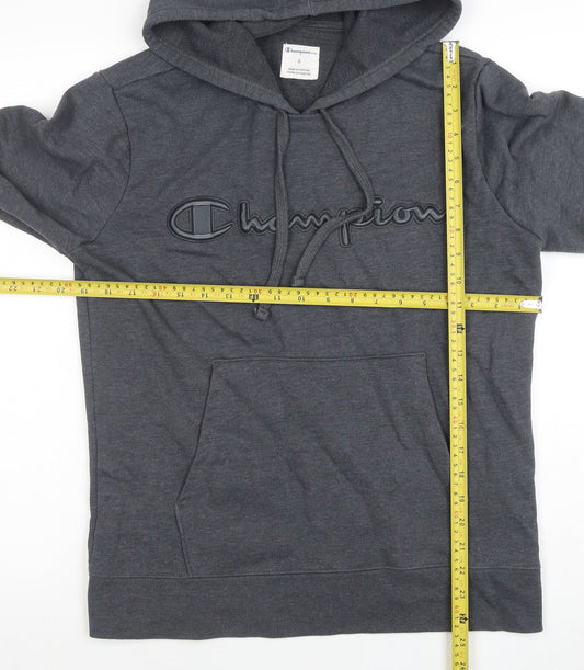 Mens UK Size S Champion Grey Pullover Hoodie
