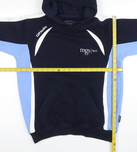 O’Neills Boys Navy Blue Hoodie 13 Years Pullover Cotton Blend Sportswear