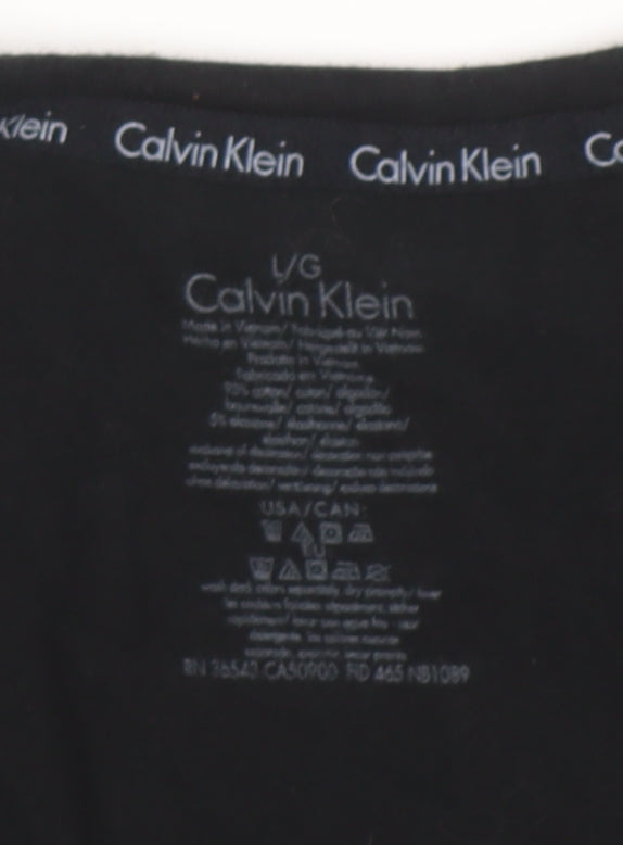 Mens UK Size L Calvin Klein Black T-Shirt