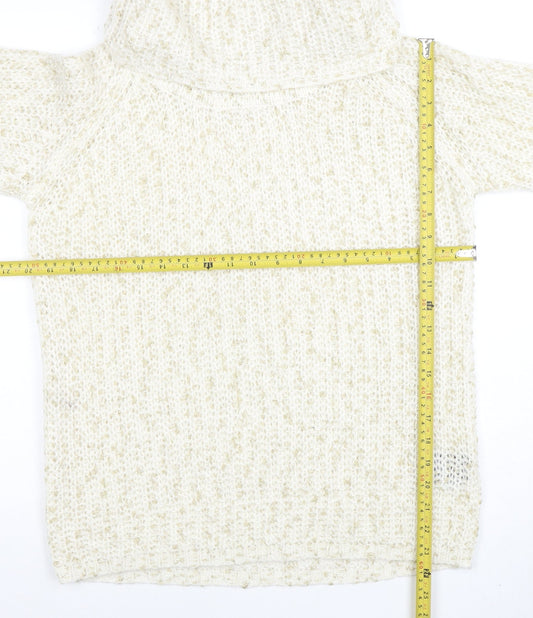 Womens UK Size M Anna Rose Ivory Pullover Jumper