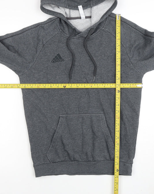 Mens UK Size S adidas Grey Pullover Hoodie