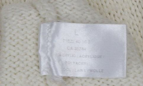 Womens UK Size L Windsmoor Ivory Full Zip Jumper