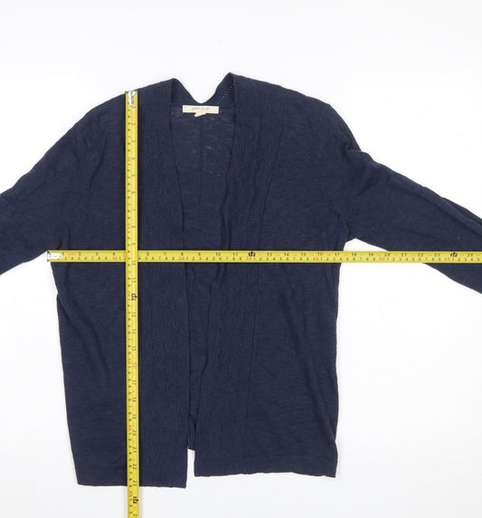 Womens UK Size 10 White Stuff Blue Cardigan Jumper