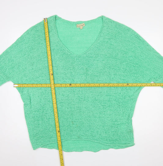 Womens UK Size L Phase Eight Green Pullover Jumper