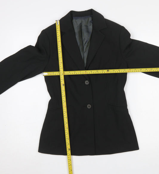 Womens UK Size 6 Anne Brooks Petites Black Blazer