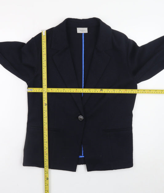 Marella Sport Women's Black L Jersey Blazer Jacket