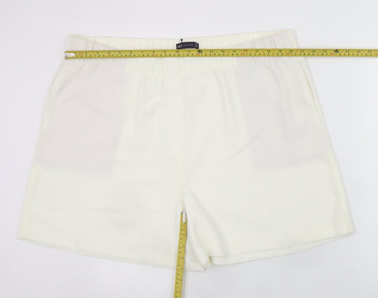 Womens UK Size 22 Marks and Spencer Regular Fit Chino Shorts